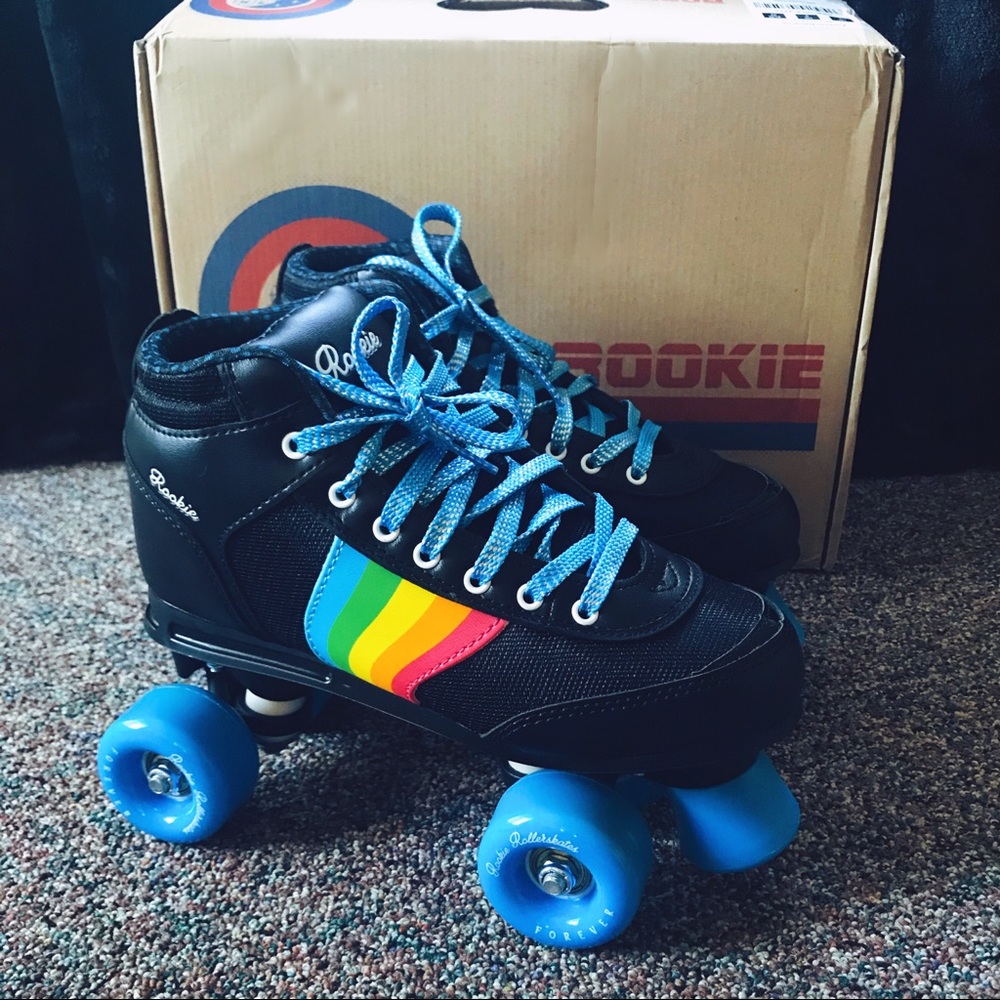 Rookie Rainbow Roller Skates size US 5 UK 4